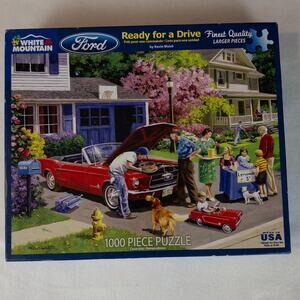 Jigsaw puzzle Vehicle Ford Mustang Ready for a Drive 1000 Piece Made in USA